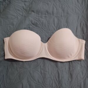 Auden strapless underwire bra size 38c